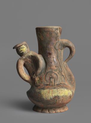 Le Paysan au puits I, 1952, Ceramic by Marc Chagall